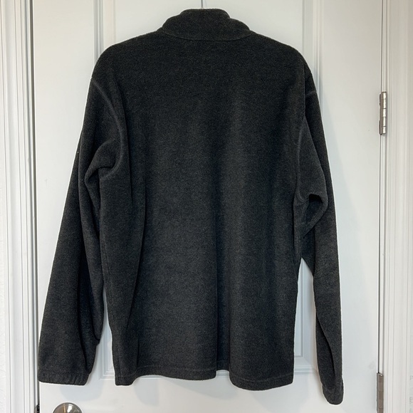 Columbia Sport Charcoal Heather Half-Zip Polar Fleece Jacket Pullover Size Large - Picture 4 of 10